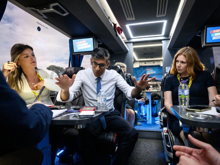 Rishi Sunak's campaign tour shows he is nervous